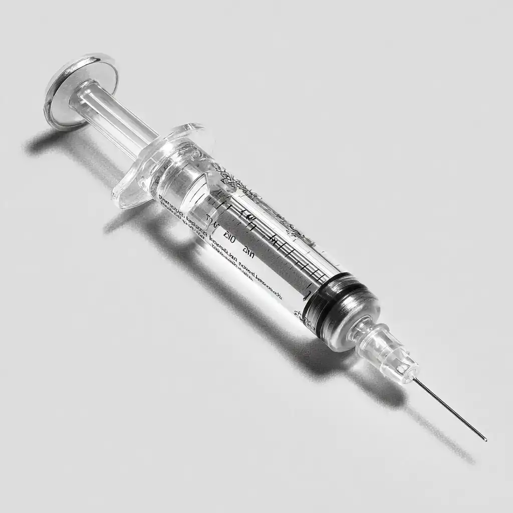 Hyaluronic acid syringe