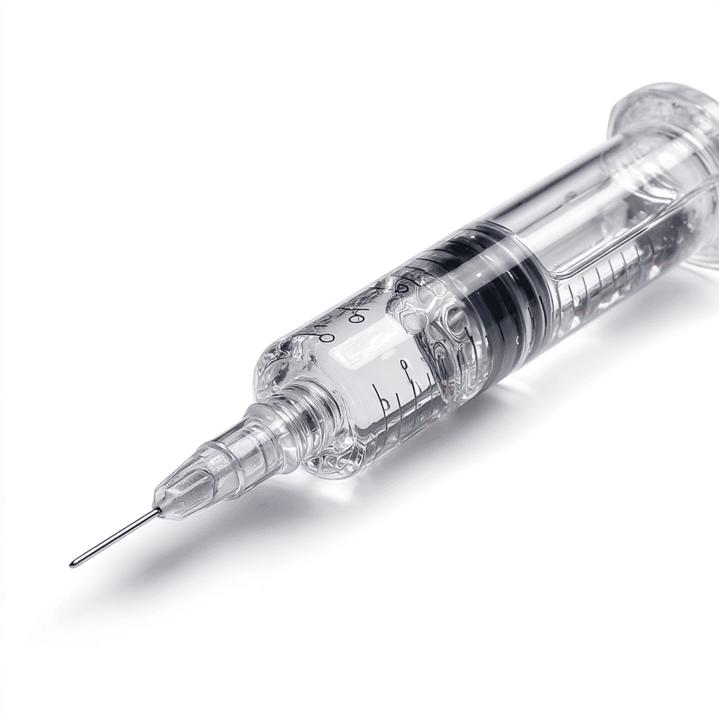Hyaluronic acid syringe