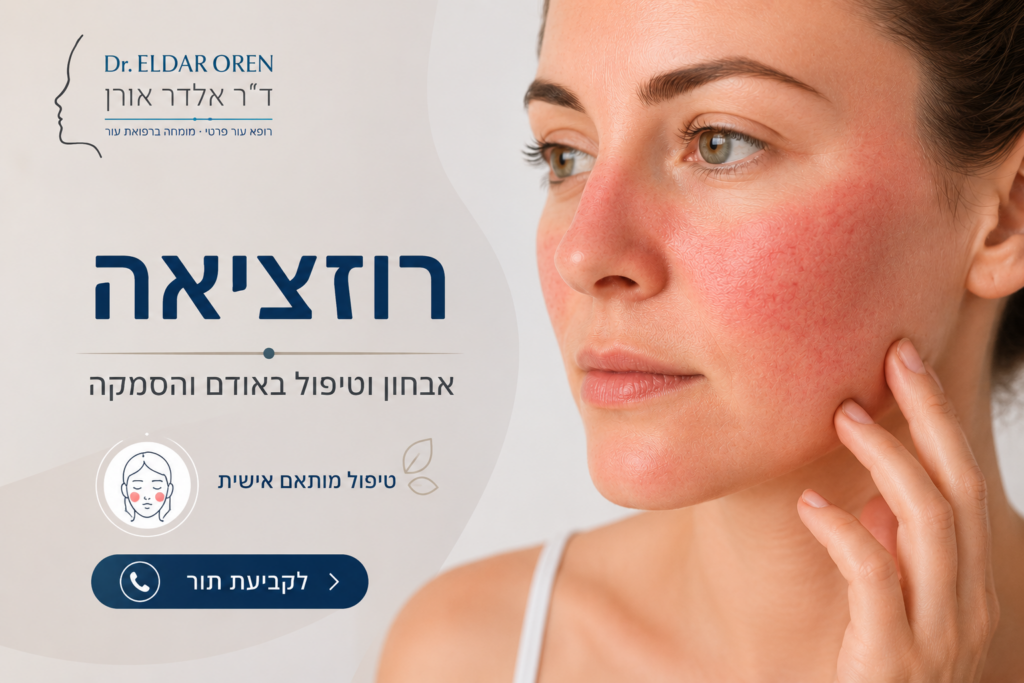 רוזציאה אבחון טיפול באודם והסמקה