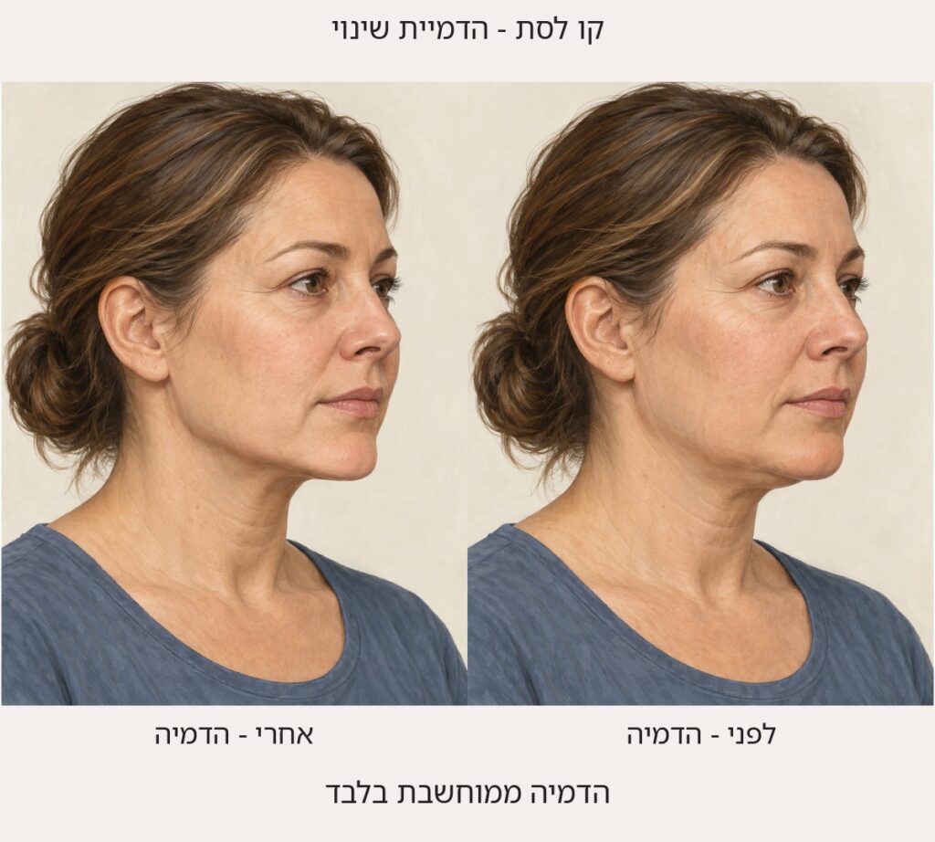 איור: עיצוב קו הלסת