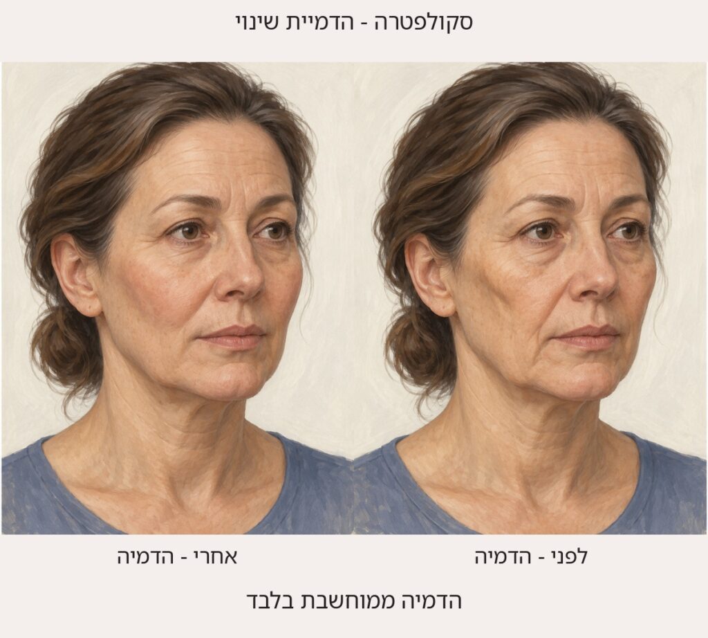 איור: עיצוב ומילוי פנים